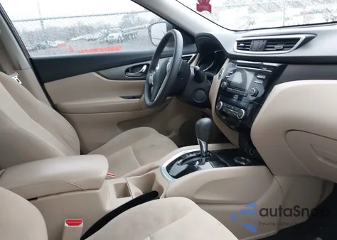 2016 Nissan Rogue Sv из США, поврежденный, VIN KNMAT2MT4GP623988